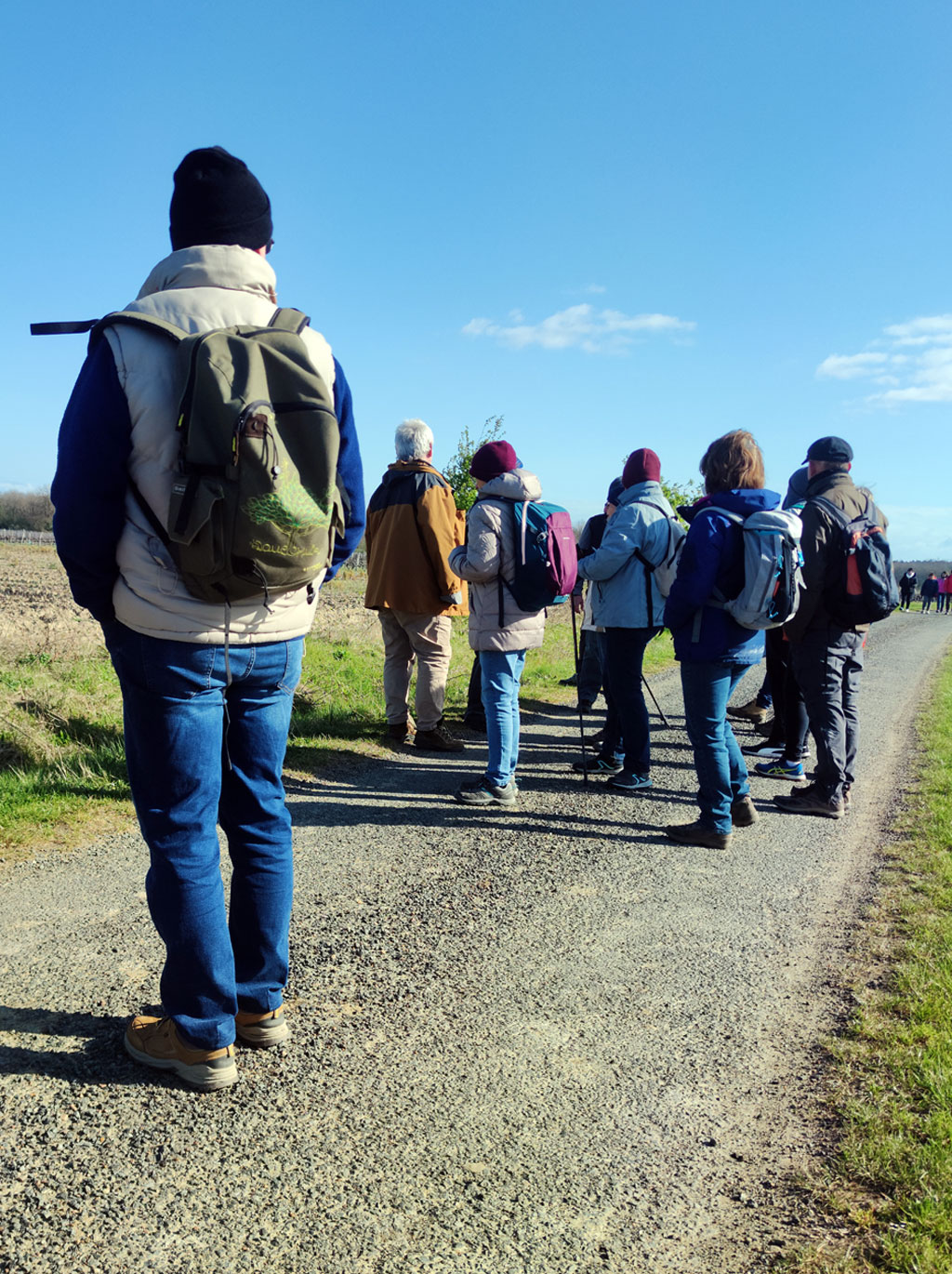 rando paysanne maine et loire avec les délégués MSA