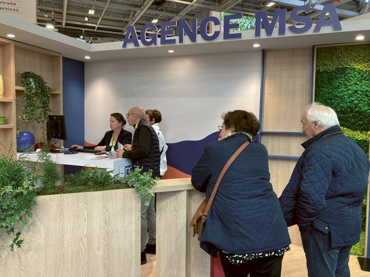 l'agence MSA au salon d l'agriculture 2023