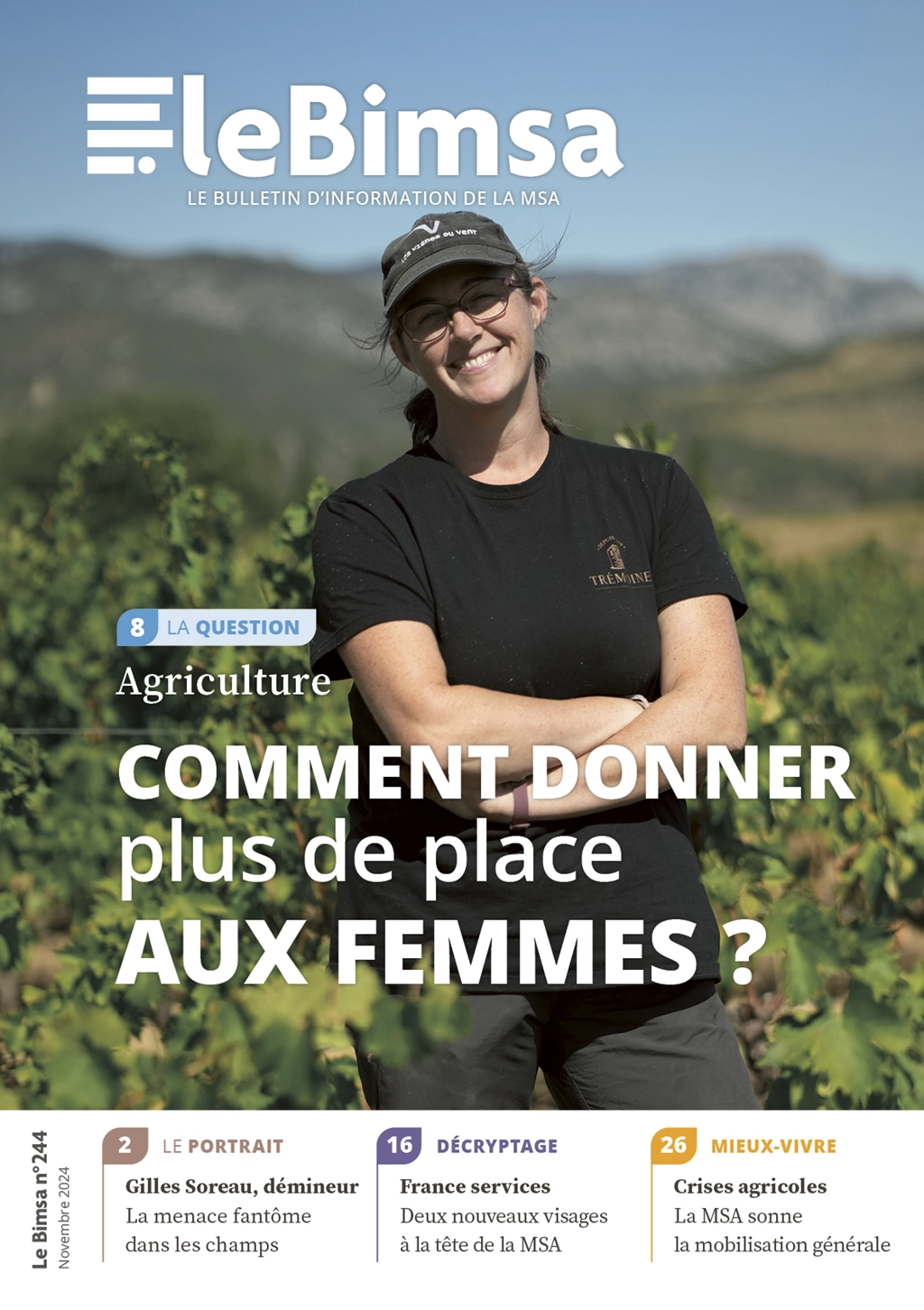 Le Bimsa 244 Agriculture Comment donner plus de place aux femmes