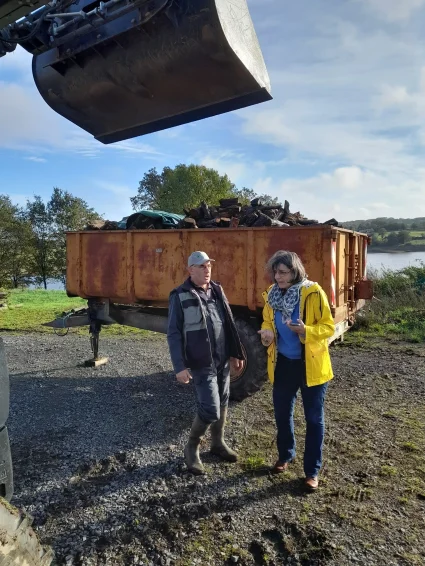 Ramassage bois buche solidaire Charentes