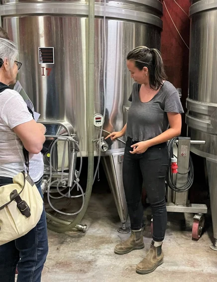 Viticulture cave Louise Tanguy Maury Domaine Pouderoux conditions de travail