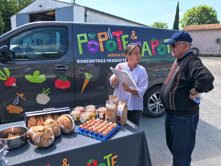Popote & Papote marchés itinérants charente alimentation