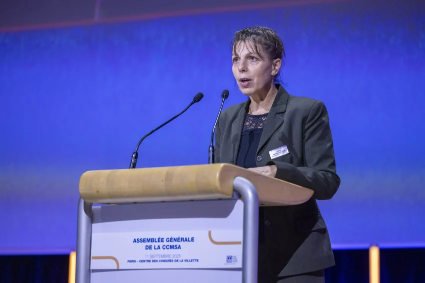 Sabine Delbosc-Naudan lance l’action commune des délégués MSA, placée sous le signe d’Octobre rose, pour mettre la santé des femmes au coeur de la prévention.